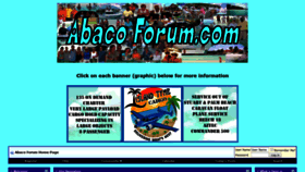 What Abacoforum.com website looked like in 2019 (4 years ago)