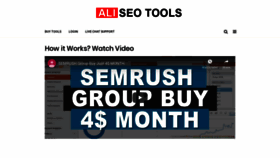What Aliseotools.com website looked like in 2019 (4 years ago)