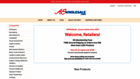 What Aewholesale.com website looked like in 2019 (4 years ago)