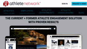 What An.athletenetwork.com website looked like in 2019 (4 years ago)