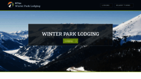 What Allwinterparklodging.com website looked like in 2019 (4 years ago)