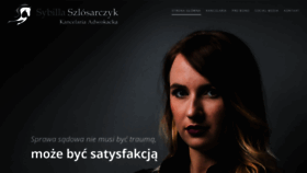 What Adwokatsybilla.pl website looked like in 2019 (4 years ago)