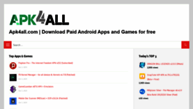 What Apk4all.com website looked like in 2019 (4 years ago)
