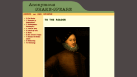 What Anonymous-shakespeare.com website looked like in 2019 (4 years ago)