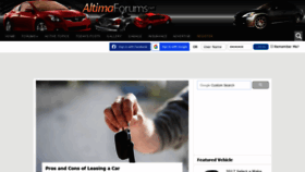 What Altimaforums.net website looked like in 2019 (4 years ago)