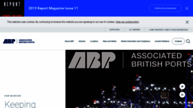 What Abports.co.uk website looked like in 2019 (4 years ago)