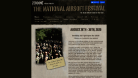 What Airsoftfestival.com website looked like in 2019 (4 years ago)