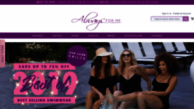 What Alwaysforme.com website looked like in 2019 (4 years ago)
