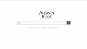 What Answerroot.com website looked like in 2019 (4 years ago)