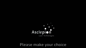 What Asclepion.com website looked like in 2019 (4 years ago)