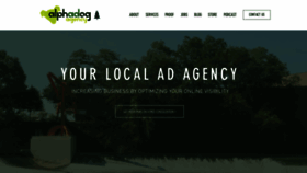 What Alphadogagency.com website looked like in 2019 (4 years ago)