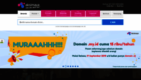 What Aksimaya.co.id website looked like in 2019 (4 years ago)