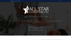 What Allstarchiropractickc.com website looked like in 2019 (5 years ago)