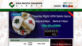 What Apmahjong.com.au website looked like in 2019 (4 years ago)