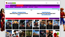What Animenine.net website looked like in 2019 (4 years ago)