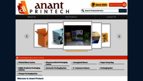 What Anantprintech.in website looked like in 2019 (4 years ago)