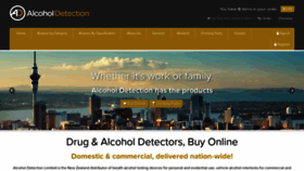 What Alcoholdetection.co.nz website looked like in 2019 (4 years ago)