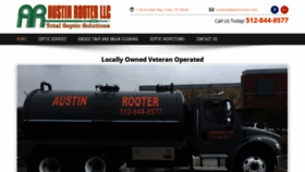 What Austinrooter.com website looked like in 2019 (4 years ago)