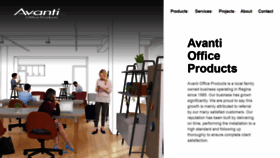 What Avantioffice.com website looked like in 2019 (4 years ago)