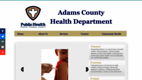 What Adamscountyhealth.org website looked like in 2019 (4 years ago)