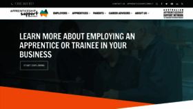 What Apprenticeshipsupport.com.au website looked like in 2019 (5 years ago)
