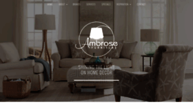 What Ambrosefurniture.com website looked like in 2019 (4 years ago)