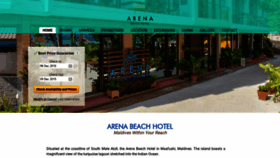 What Arenabeachmaldives.com website looked like in 2019 (4 years ago)