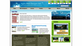 What Agilewebdesigns.com website looked like in 2019 (4 years ago)