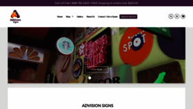 What Advision.com website looked like in 2019 (4 years ago)