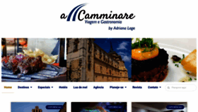What Acamminare.com website looked like in 2019 (4 years ago)