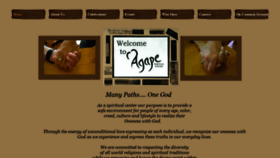 What Agapeblackhills.com website looked like in 2019 (4 years ago)