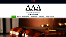 What Aaaattorneyservice.com website looked like in 2019 (4 years ago)
