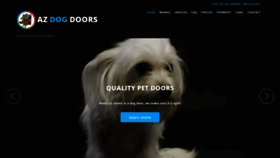 What Azdogdoors.com website looked like in 2019 (4 years ago)