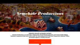 What Armchairproductions.com.au website looked like in 2019 (4 years ago)