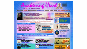 What Awakeningheart.org website looked like in 2019 (4 years ago)