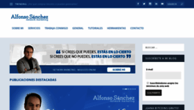 What Alfonsosanchez.net website looked like in 2019 (4 years ago)