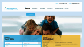 What Akadental.com website looked like in 2019 (4 years ago)