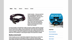 What Anchorbracelets.com website looked like in 2019 (4 years ago)