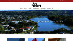 What Arttravel.co.nz website looked like in 2019 (4 years ago)