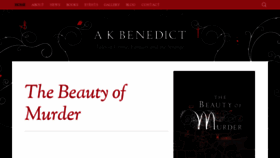 What Akbenedict.com website looked like in 2019 (4 years ago)