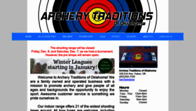 What Archerytraditionsok.com website looked like in 2019 (4 years ago)