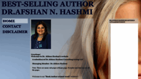 What Afshanhashmi.com website looked like in 2019 (4 years ago)
