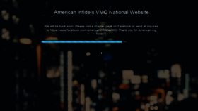 What Americaninfidelsvmc.com website looked like in 2019 (4 years ago)