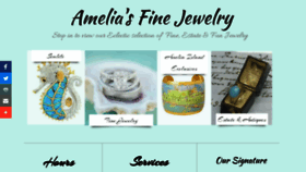 What Ameliasfinejewelry.com website looked like in 2019 (4 years ago)