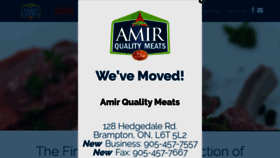 What Amirqualitymeats.com website looked like in 2019 (4 years ago)