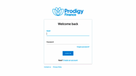 What Accounts.prodigyfinance.com website looked like in 2019 (4 years ago)