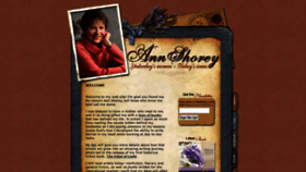 What Annshorey.com website looked like in 2019 (4 years ago)