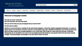 What Autographcentral.net website looked like in 2019 (4 years ago)