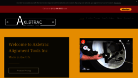 What Axletracalignmenttools.com website looked like in 2019 (4 years ago)