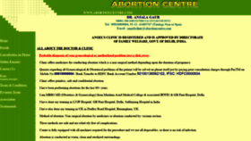 What Abortioncentre.com website looked like in 2019 (4 years ago)